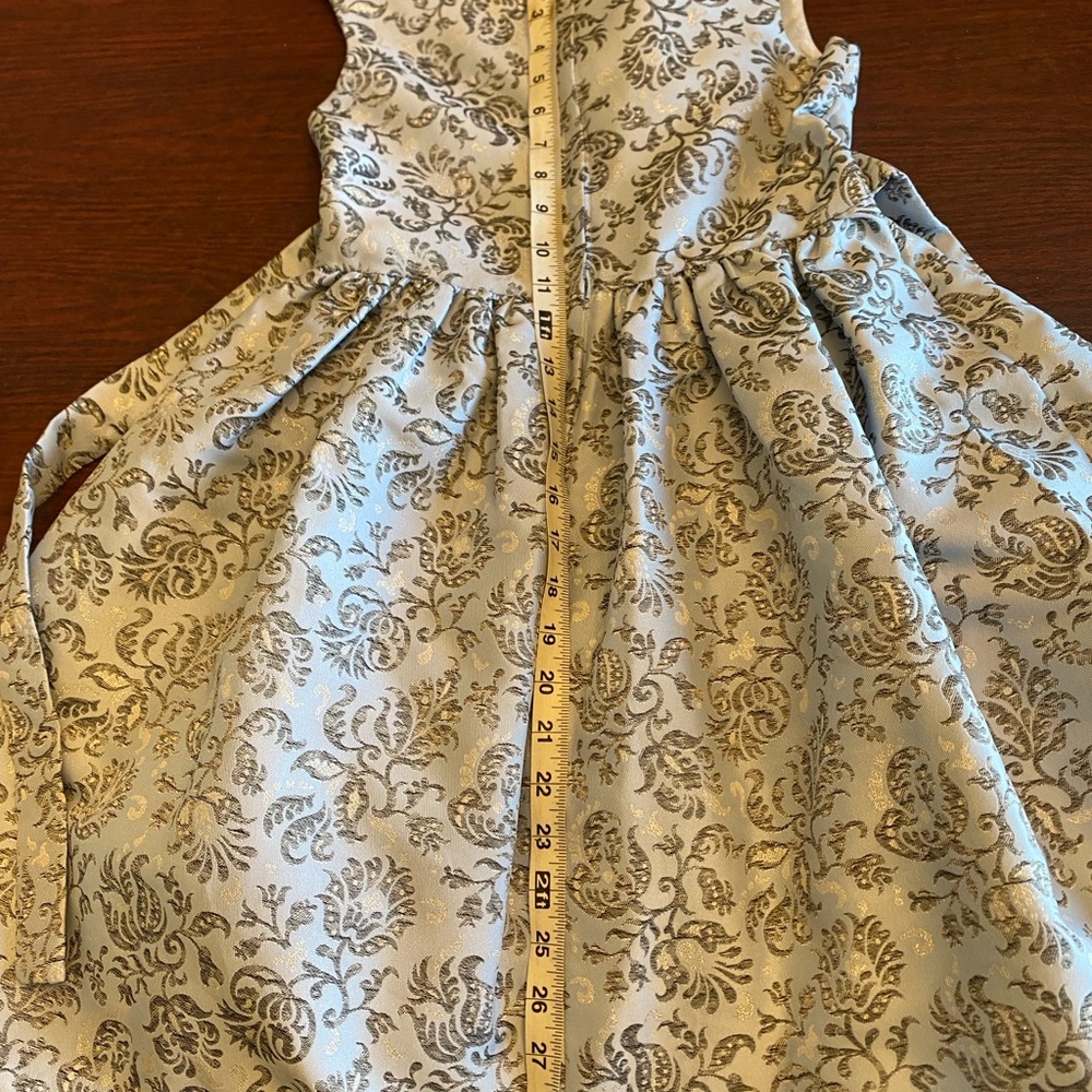 Bonnie Jean Blue and Silver Girl’s Dress - Picture 5 of 8
